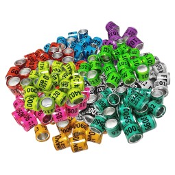 Pigeon Supplies Manufacturer - Hot Selling Customized Bands Aluminium Ring Name Telephone