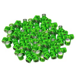 Pigeon Rings Supplier - 2022 Homing Pigeon Aluminium Foot Rings Numbered 8mm