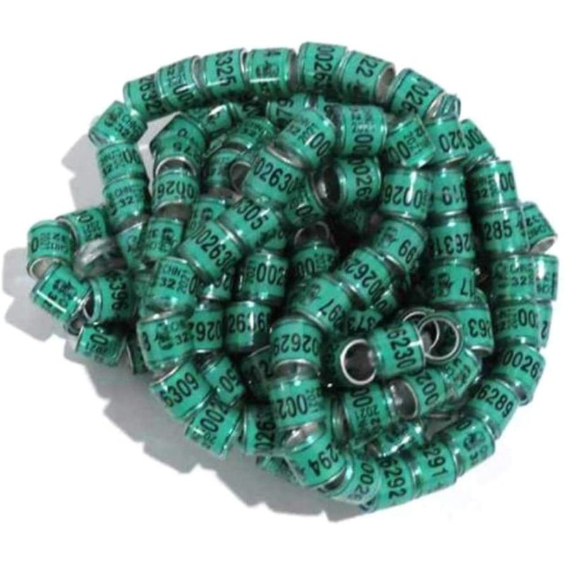 Bird Rings Manufacturer - Racing Pigeon Leg Plastic Ring Customized Logo Bird Supplies