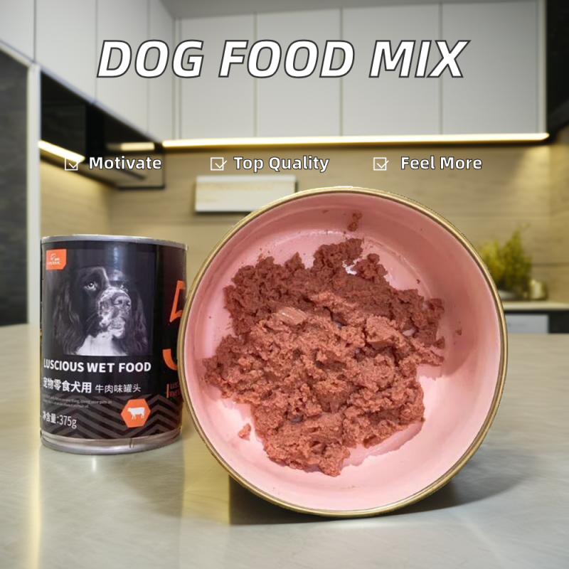 Canned Dog Food Supplier - 375g Chicken Beef Formula Nutritious