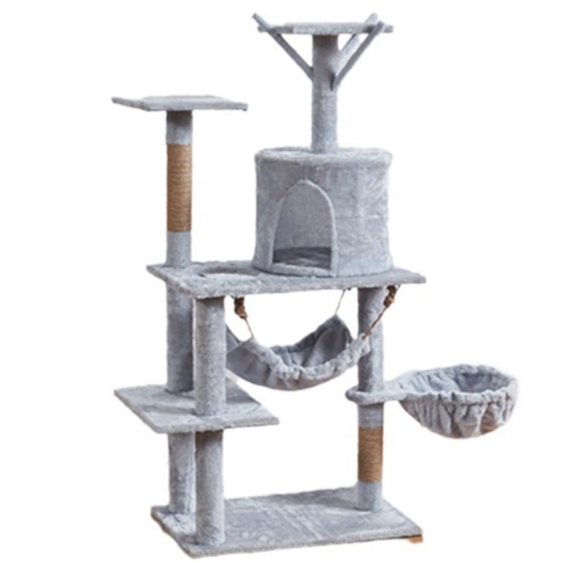 Cat Tree Manufacturer - Luxury Faux Fur Scratcher House