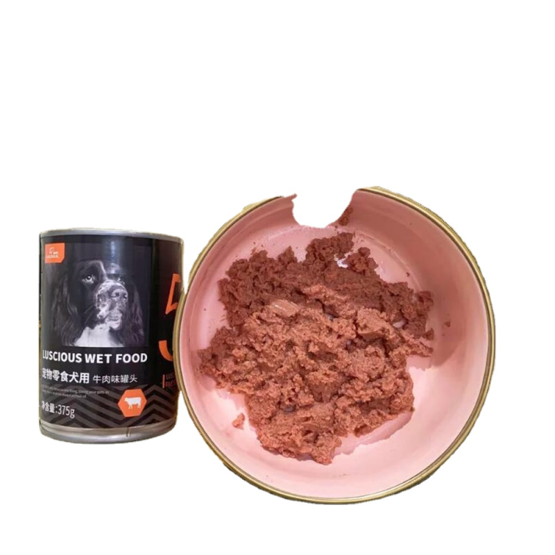 Canned Dog Food Supplier - 375g Chicken Beef Formula Nutritious