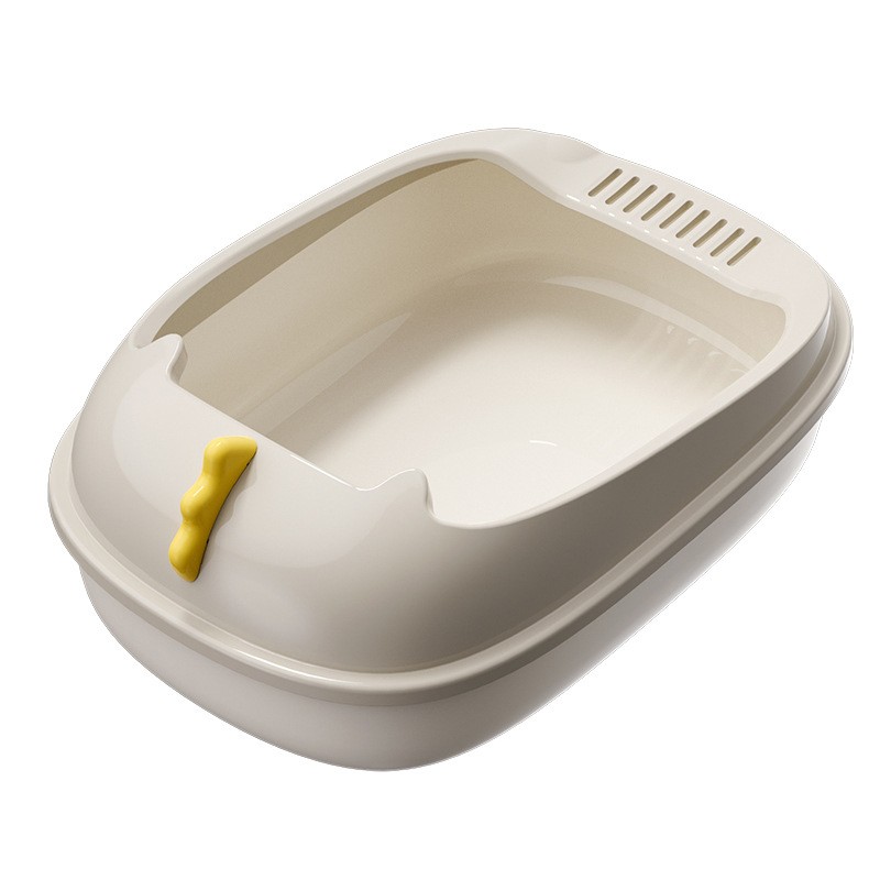 Cat Litter Box Supplier - High Border Splash Proof Plastic