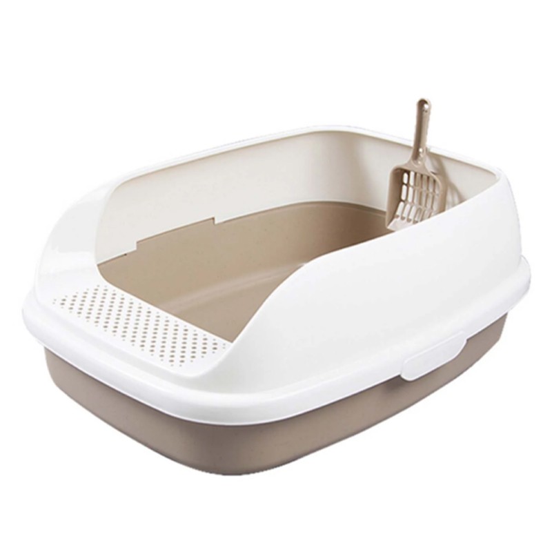 Cat Litter Box Supplier - High Border Splash Proof Plastic