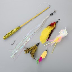 Cat Toys Factory - Adjustable Length Swinging Hanging Feather