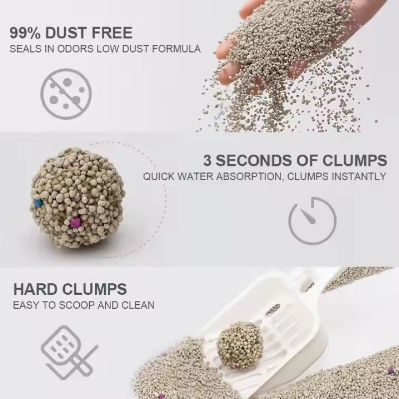 Bentonite Cat Litter Manufacturer - Odor Control Clumping Sand