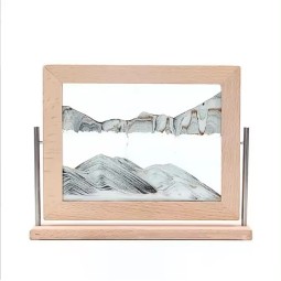 Flowing Sand Art Manufacturer - Wooden Frame Rectangle Rotation 3D Painting