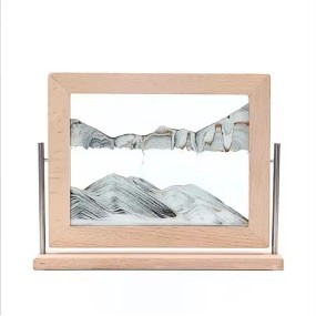 Flowing Sand Art Manufacturer - Wooden Frame Rectangle Rotation 3D Painting