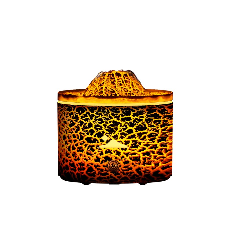 Ultrasonic Humidifier Manufacturer - 3D Simulated Flame Volcano Aroma Diffuser