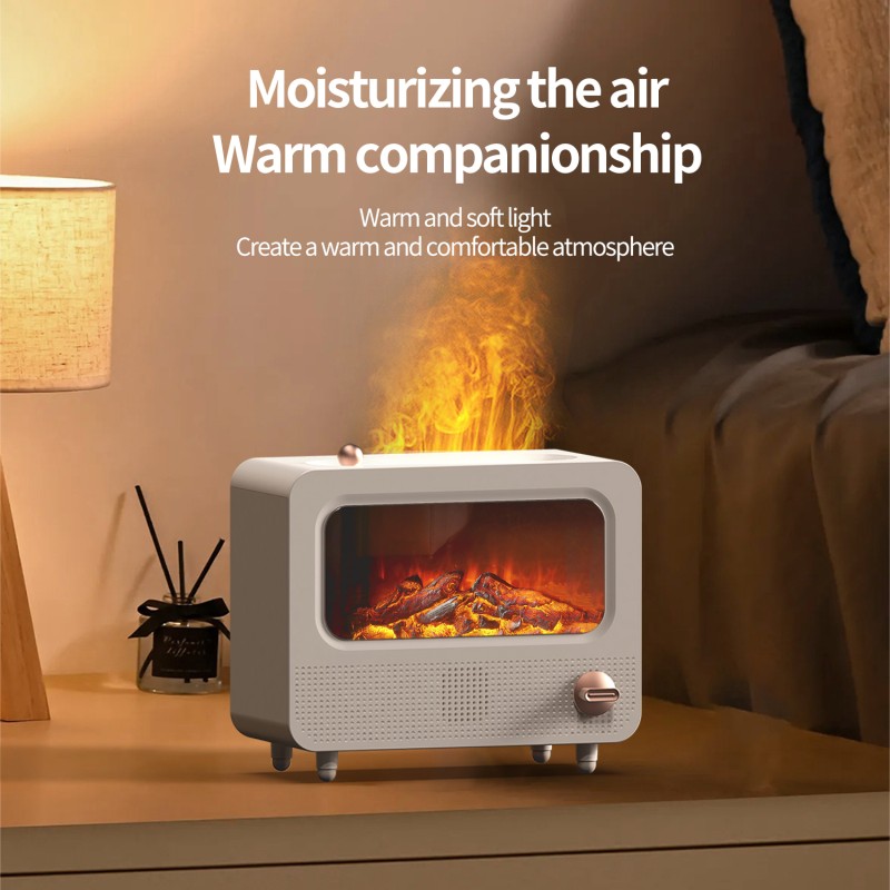 LED Humidifier Supplier - 7 Colors 3D Flame Ultrasonic Nano Mist Aromatherapy