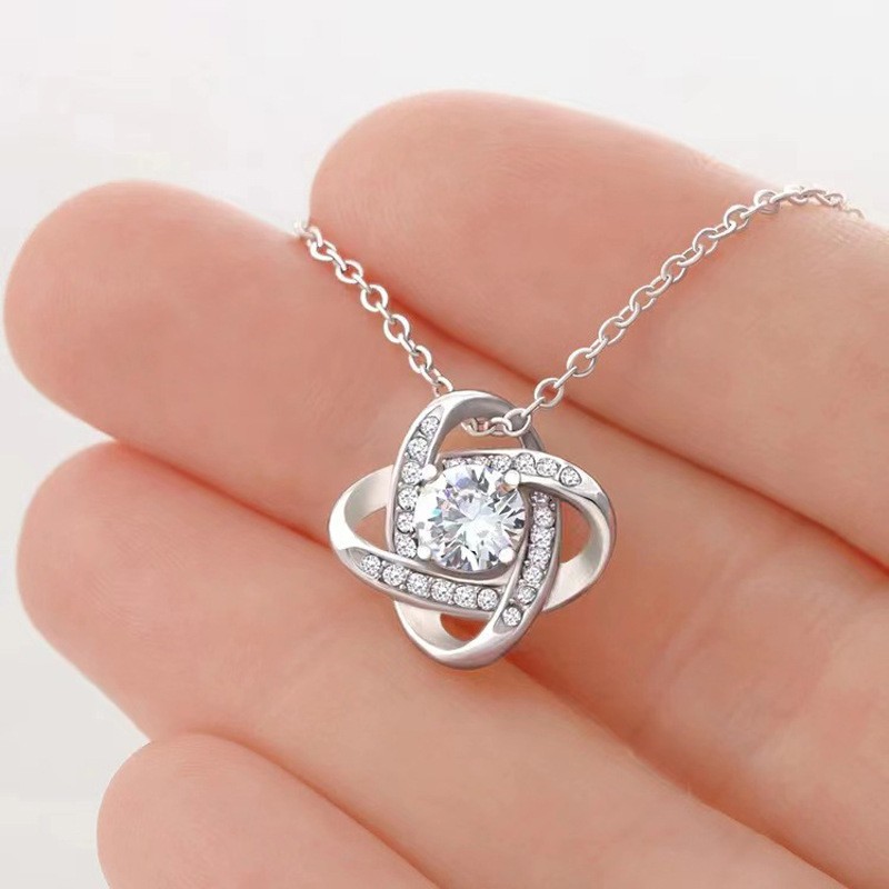 Heart Necklace Manufacturer - Cubic Stainless Steel Crystal Pendent Fashion Jewelry