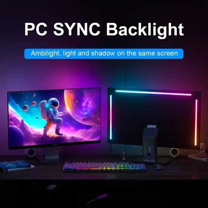 LED Strip Light Supplier - PC Sync Backlight Colorful RGB Game Atmosphere Lamp