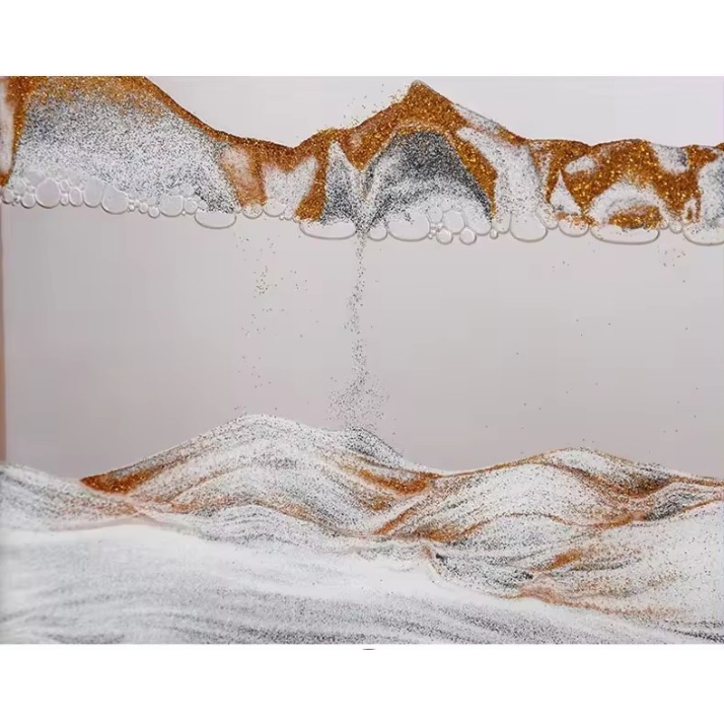 Flowing Sand Art Manufacturer - Wooden Frame Rectangle Rotation 3D Painting