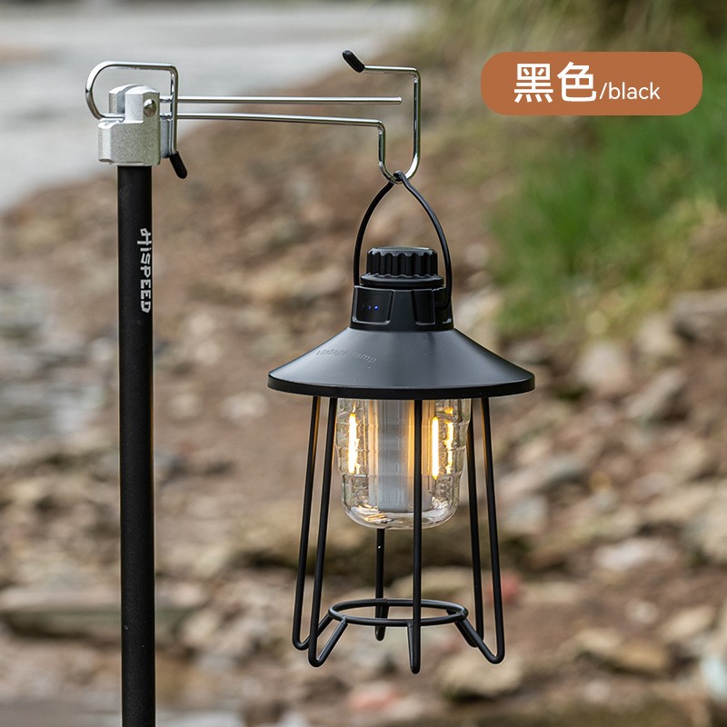 Camping Light Manufacturer - Portable Retro Outdoor USB Rechargeable Waterproof
