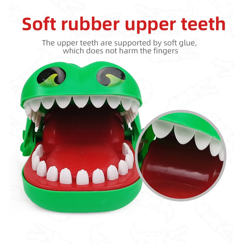 Crocodile Toy Factory - Tricky Mouth Bite Finger Manual Interactive for Kids