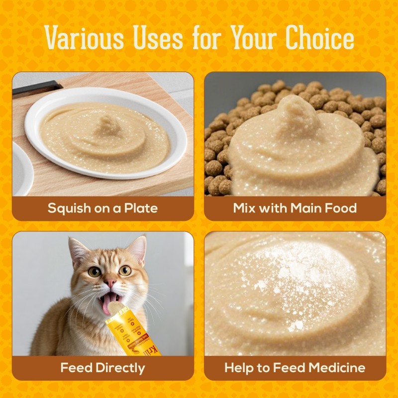 Cat Sticks Factory - Natural Lickable Salmon Oil Krill