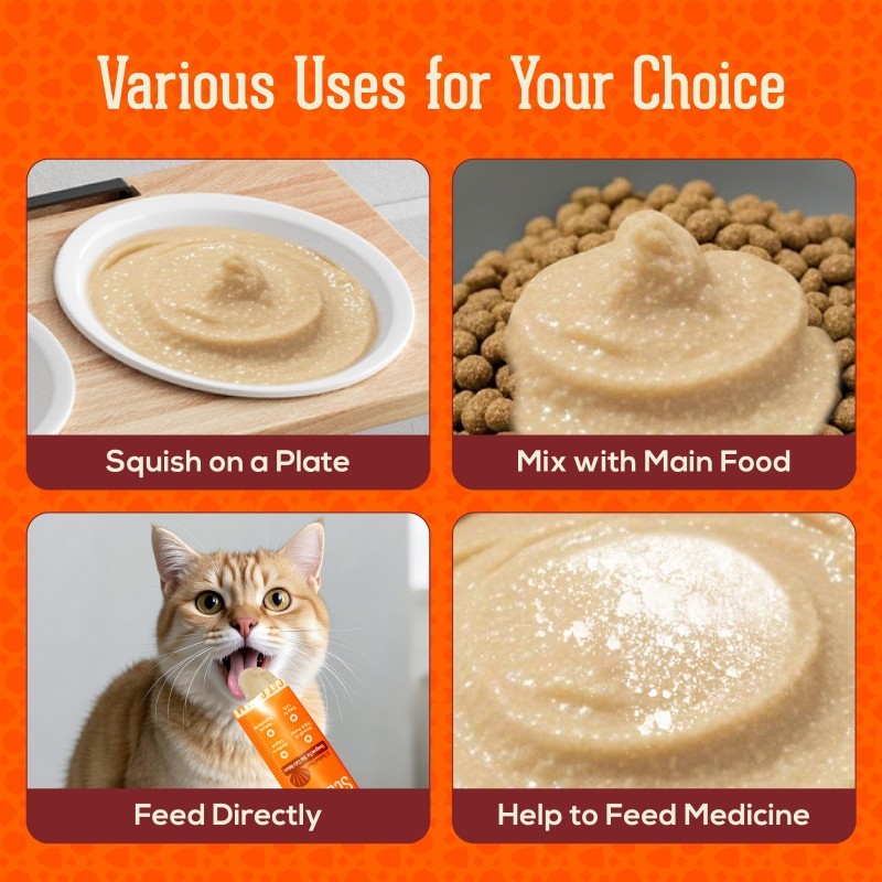 Cat Squeeze Treats Manufacturer - 33% Tuna 4% Scallop Ocean