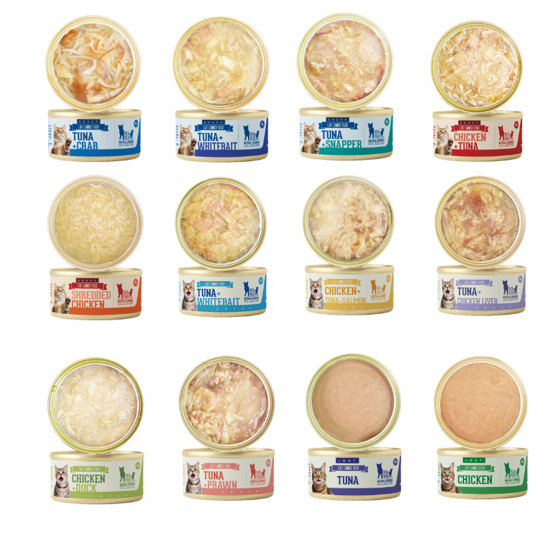 Canned Cat Food Manufacturer - Factory Direct 85g 170g White Meat