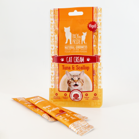 Cat Puree Sticks Factory - Soft Scallop Sunflower Salmon Oil