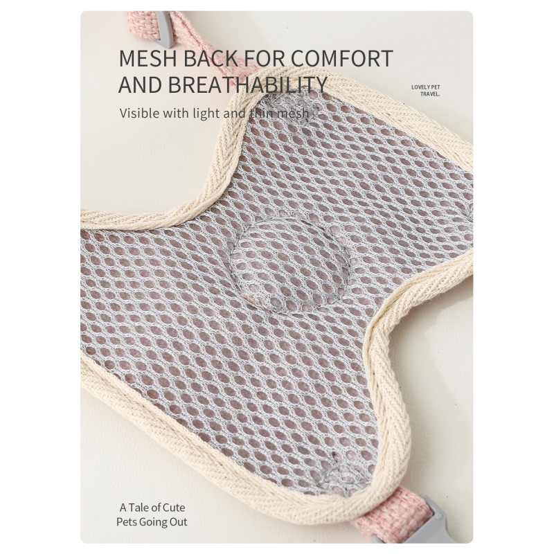 Pet Harness Set Factory - Manufacturer Straight Pet Dog Safety Harness Leash Set Wholesale