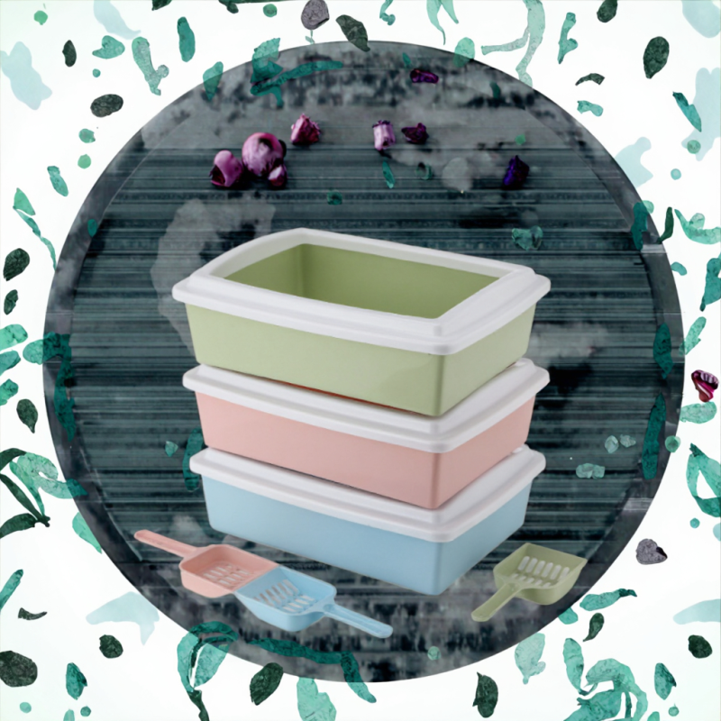 Cat Litter Box Manufacturer - Free Cat Litter Shovel Convenient Easy Clean 20L Larger Semi-Closed Thickened