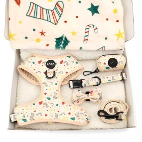 Dog Collar Set Manufacturer - Wholesale Personalized Designer Soft Padded Harness Set for Dog