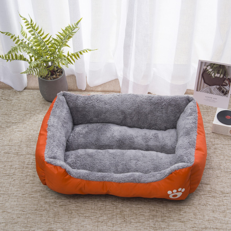 Pet Bed Manufacturer - ODM Oxford Fabric Soft Square Waterproof Non-slip Bottom Double Sided Breathable