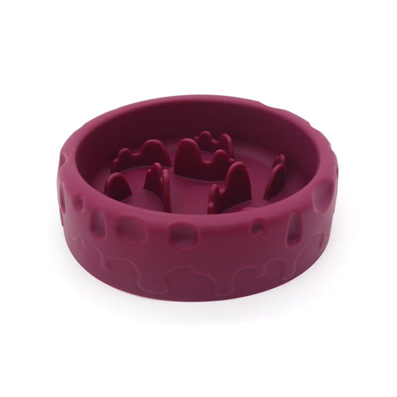 Silicone Dog Bowl Supplier - Wholesale New Design Eco-Friendly Water Food Slow Feeder Portable