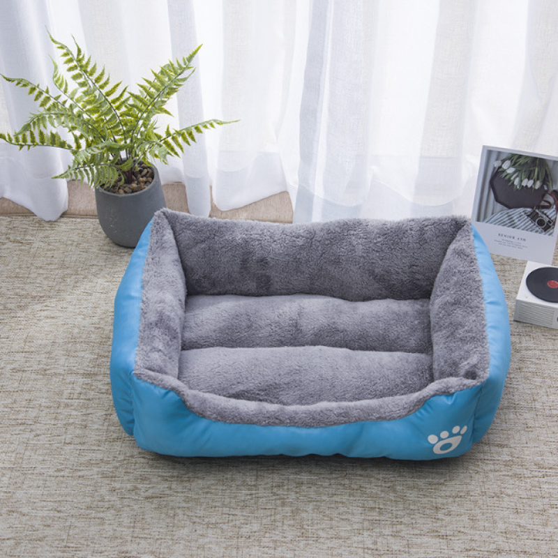 Pet Bed Manufacturer - ODM Oxford Fabric Soft Square Waterproof Non-slip Bottom Double Sided Breathable