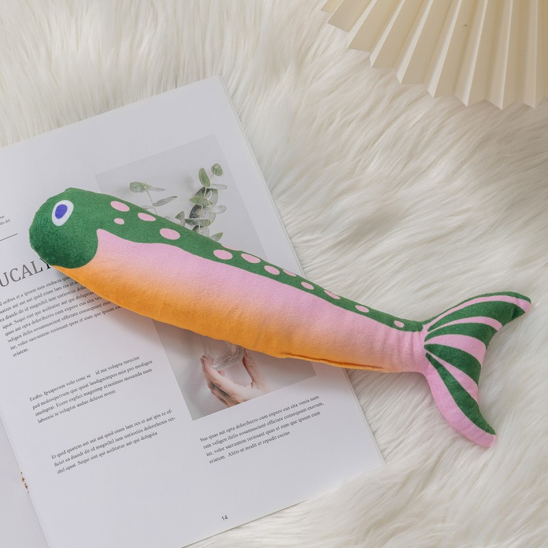Pet Toys Manufacturer - Wholesale Wear Resistant Bite Resistant Fish Shaped Interactive Cat Toys