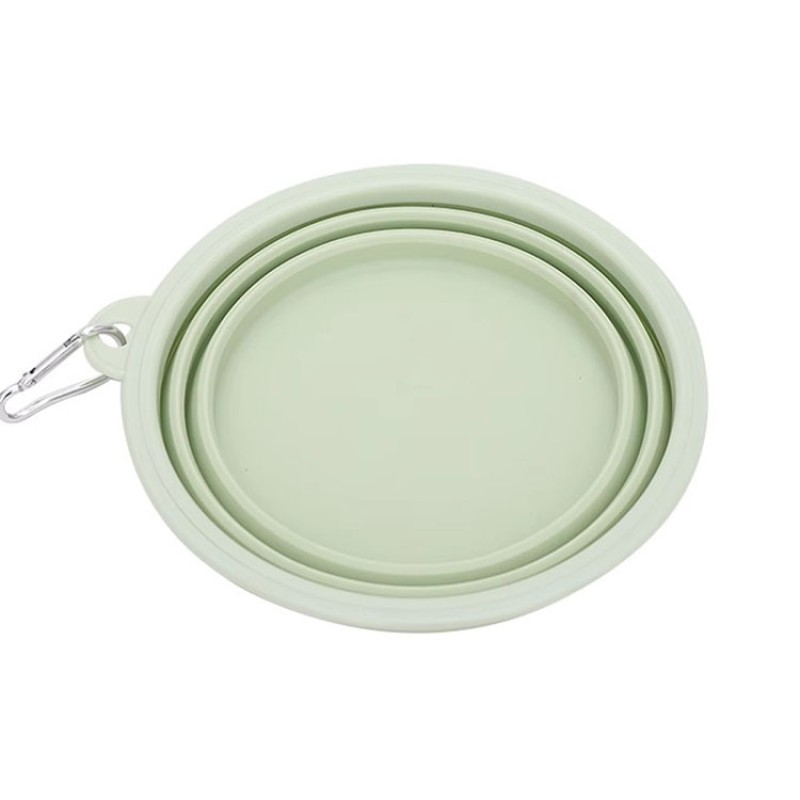 Collapsible Pet Bowl Factory - Factory Low MOQ Collapsible Silicone Outdoor Foldable Portable Feeders