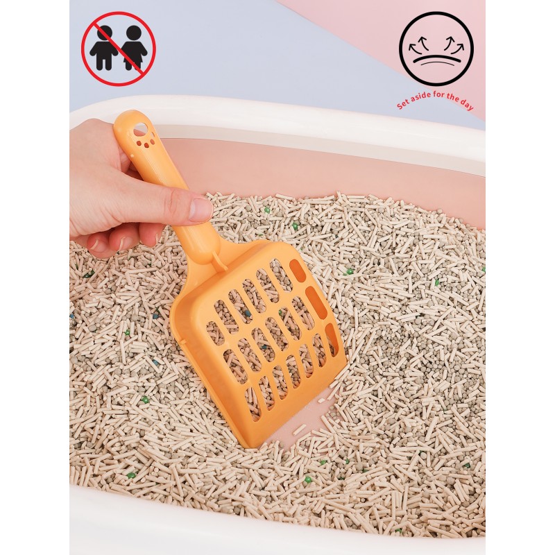 Pet Cleaning Tools Factory - Hot Selling Upgraded Plastic Multi-Color Non Stick Cat Litter Shovels