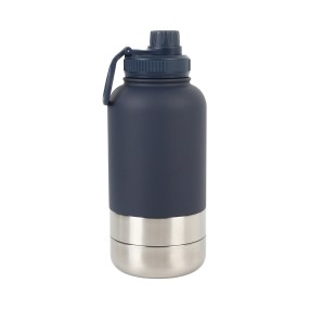 Pet Water Bottle Supplier - Portable Metal Stainless Steel Food Water Bottle Personalized Logo
