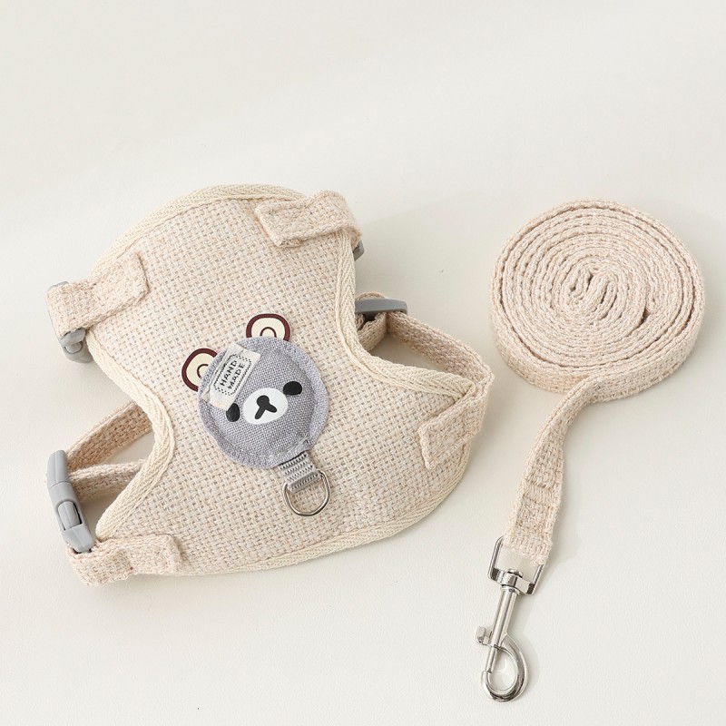 Pet Harness Set Factory - Manufacturer Straight Pet Dog Safety Harness Leash Set Wholesale