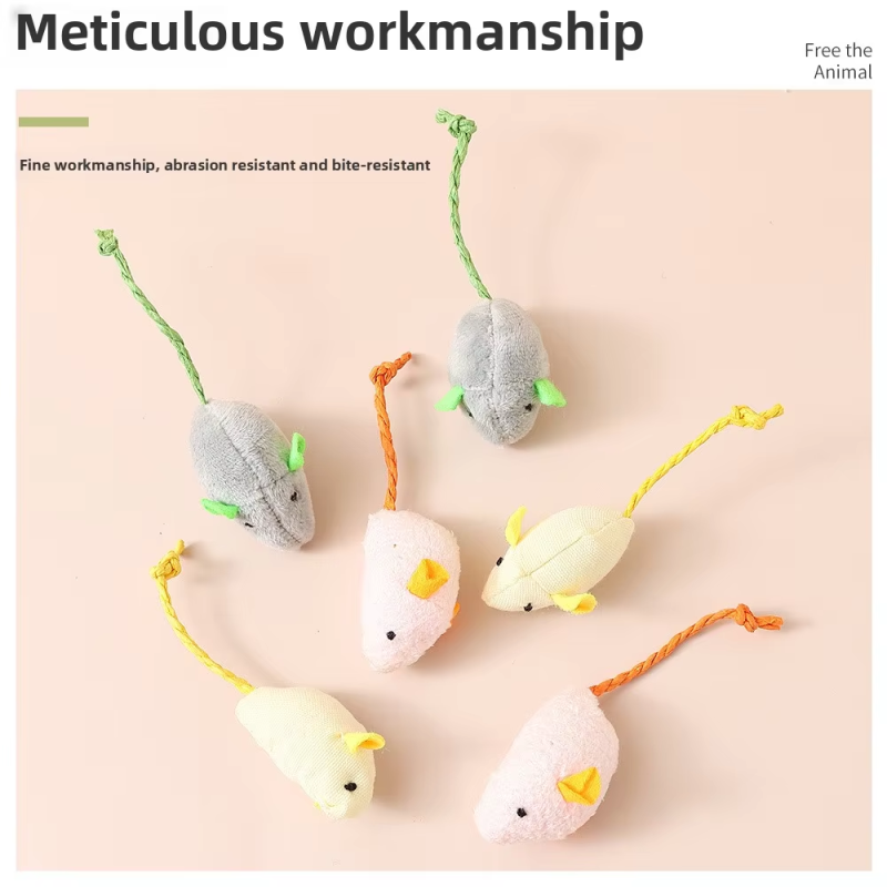 Cat Toys Factory - Manufacturer Direct Eco-Friendly Durable Realistic Mouse Bite Toys for Cats