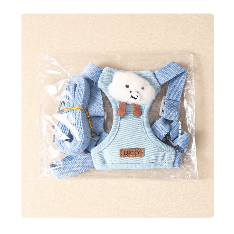 Pet Harness Set Manufacturer - Low Price Wholesale Color Safe Secure Dog Walking Tool Leash Set