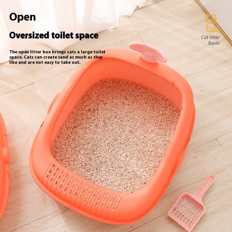 Cat Litter Box Supplier - Factory Wholesale New Large Anti Splash Semi-Closed Smart Toilet Pet Supplies