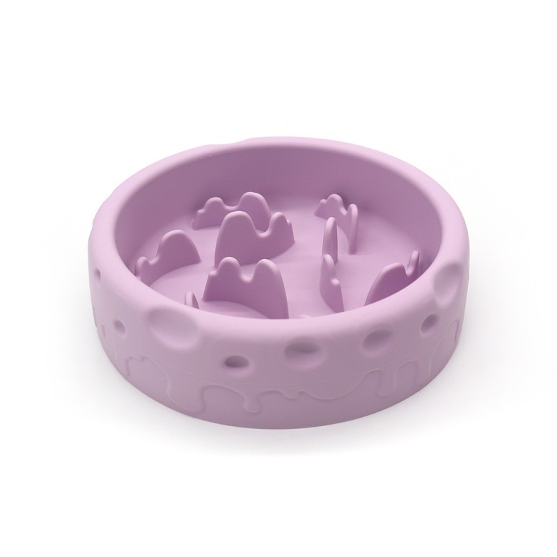 Silicone Dog Bowl Supplier - Wholesale New Design Eco-Friendly Water Food Slow Feeder Portable