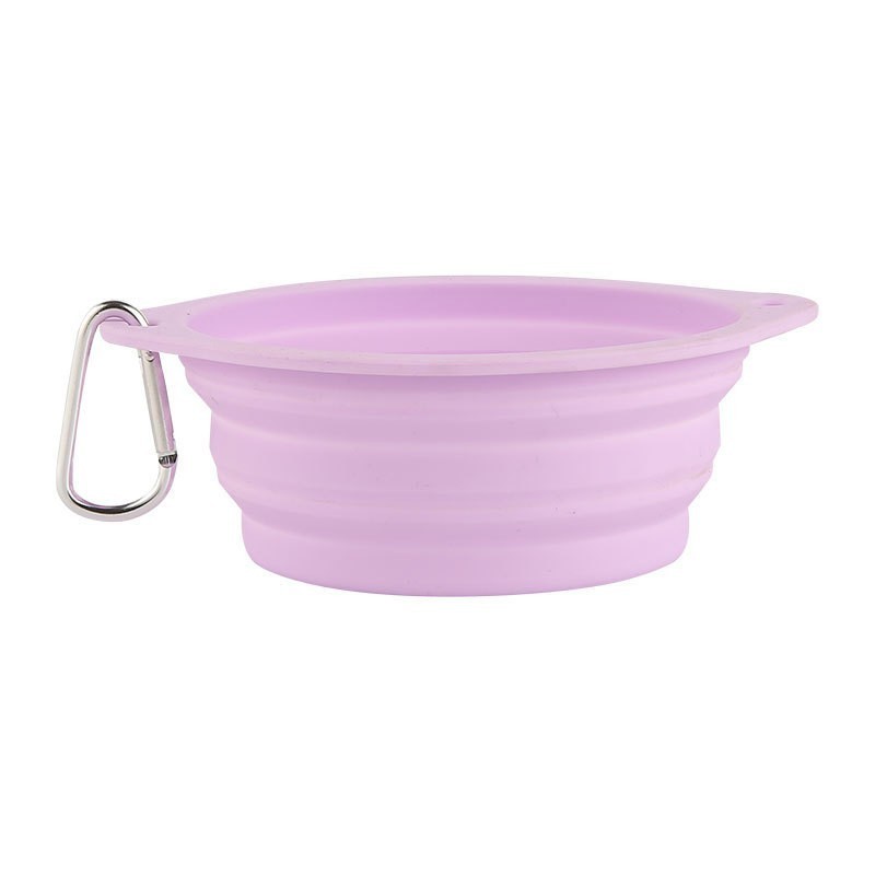 Collapsible Pet Bowl Factory - Factory Low MOQ Collapsible Silicone Outdoor Foldable Portable Feeders