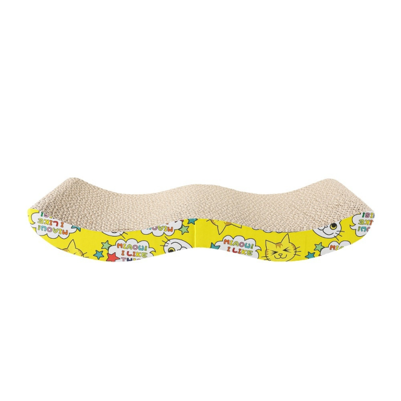 Cat Scratching Board Supplier - Bestseller Wholesale Modern Wood Bed Corrugated Paper Catnip Toy