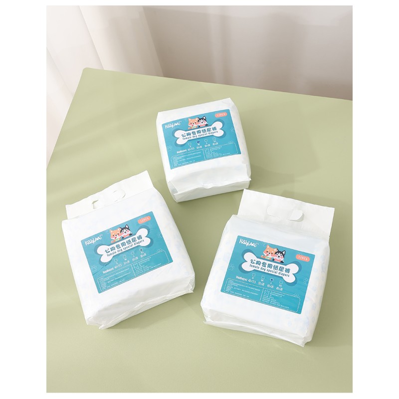 Pet Cleaning Products Supplier - Wholesale Disposable Super Absorbent Dog Diapers From Manufacturers