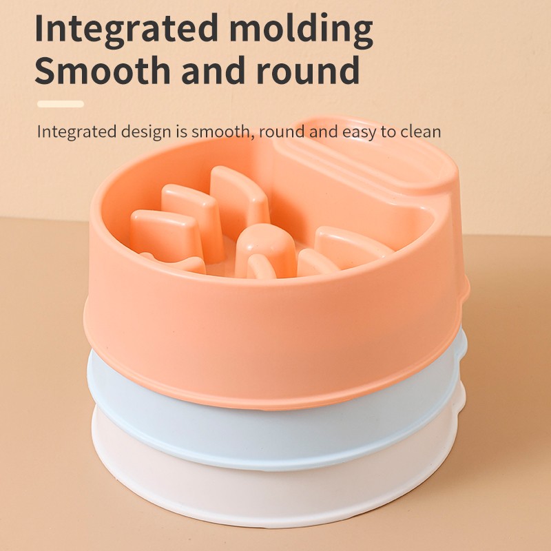 Pet Bowls Factory - High Quality Environmentally Friendly Design Recycled Plastic Colorful Slow Eating