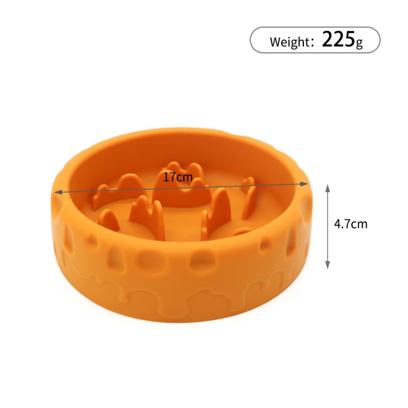 Silicone Dog Bowl Supplier - Wholesale New Design Eco-Friendly Water Food Slow Feeder Portable