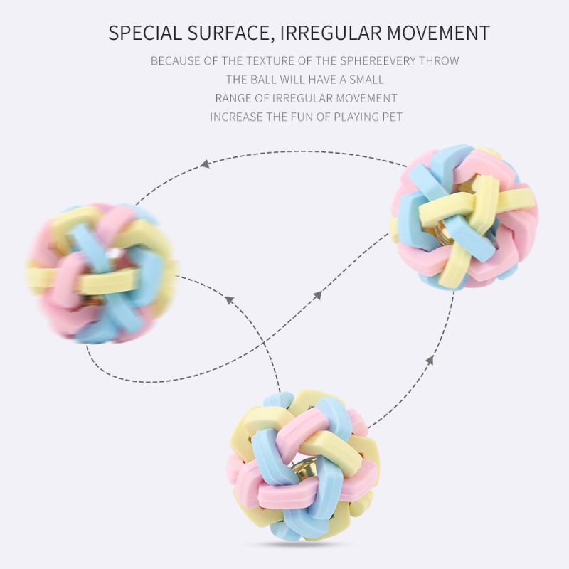 Dog Chew Toy Supplier - Wholesale High Quality Colorful Non-Toxic Odorless Rubber Tinkle Ball
