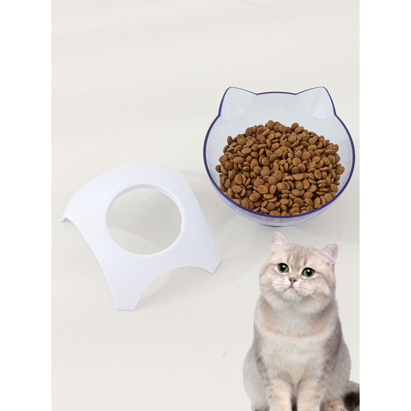 Cat Bowl Supplier - Low Price Sale Durable Transparent Eco-Friendly Safe Elevated Feeding Bowl