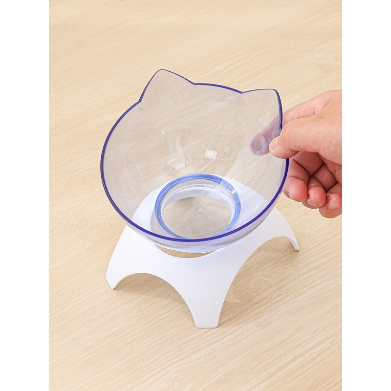 Cat Bowl Supplier - Low Price Sale Durable Transparent Eco-Friendly Safe Elevated Feeding Bowl