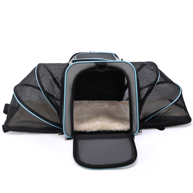 Pet Backpack Supplier - Open Top Oxford Material Fashionable Chest Crossbody Portable Outdoor Breathable Shoulder