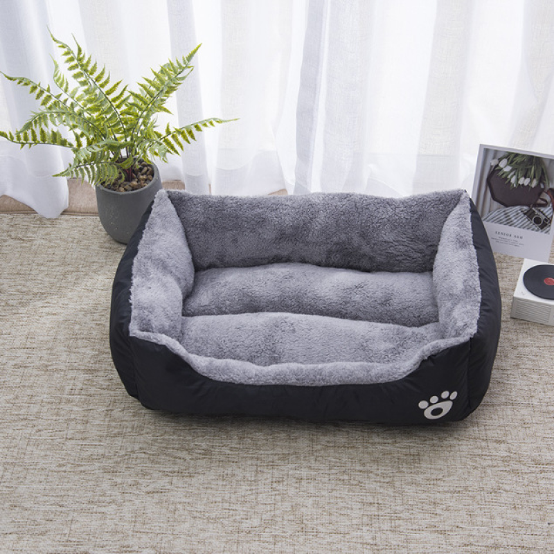 Pet Bed Manufacturer - ODM Oxford Fabric Soft Square Waterproof Non-slip Bottom Double Sided Breathable