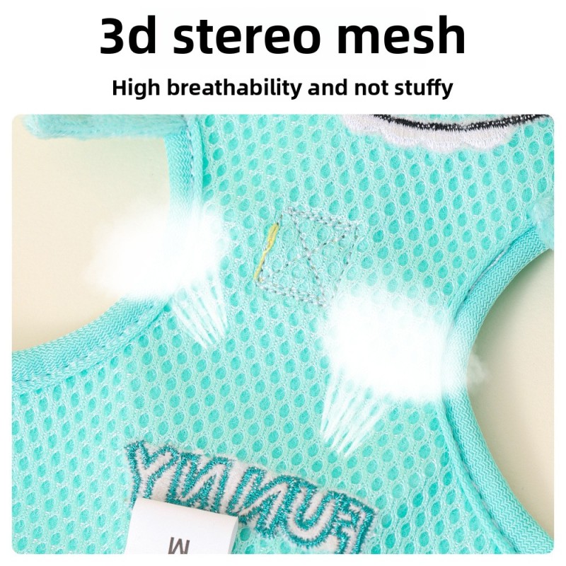 Dog Leash Manufacturer - Cute Dinosaur Small Size Teddy Chain Harness Comfortable Features