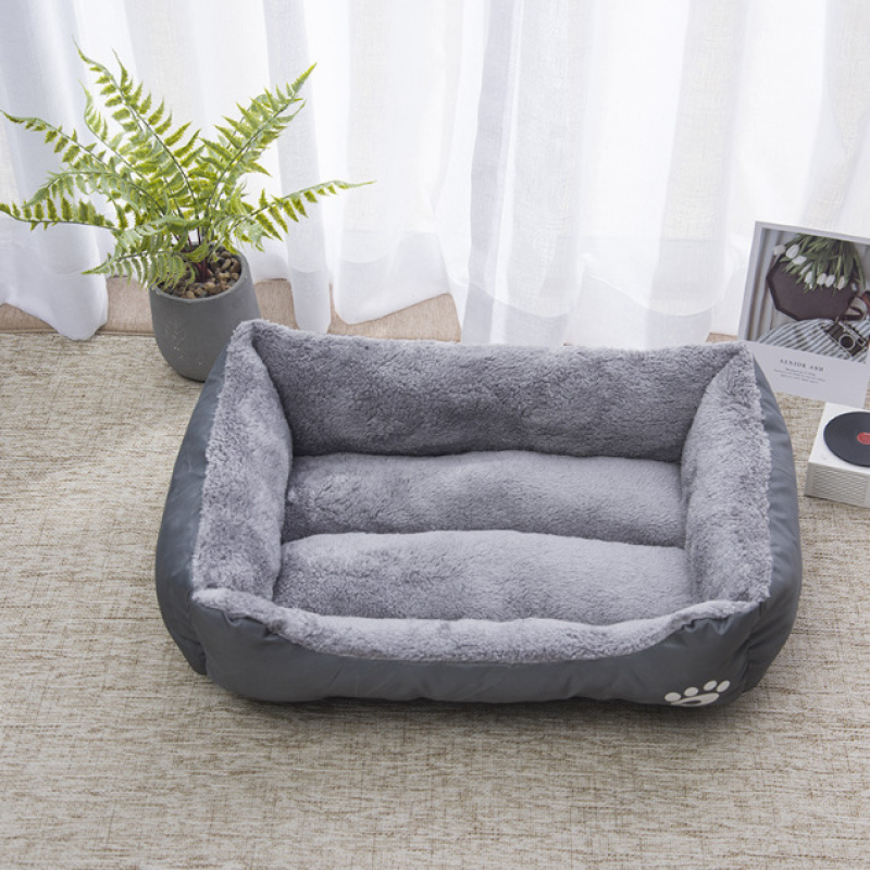 Pet Bed Manufacturer - ODM Oxford Fabric Soft Square Waterproof Non-slip Bottom Double Sided Breathable